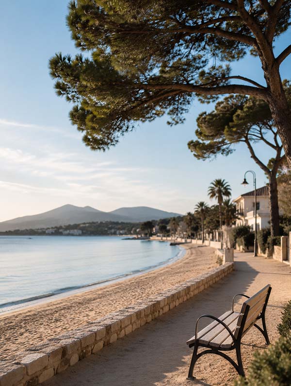 Hyères hors saison, bord de mer calme et préservé – Hôtel Le Kallisté