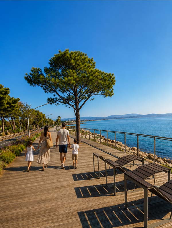 Vacances en famille à Hyères, plage de L'Ayguade – Hôtel Le Kallisté